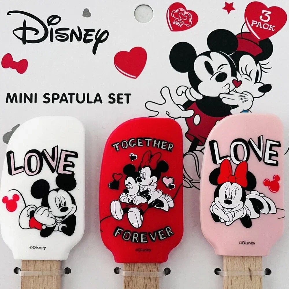 Disney Mickey And Minnie Spatula Set NWT